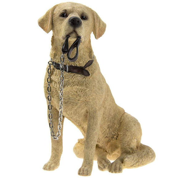 Figurine Golden Labrador Dog Figurine One Piece Figure - Walkies?