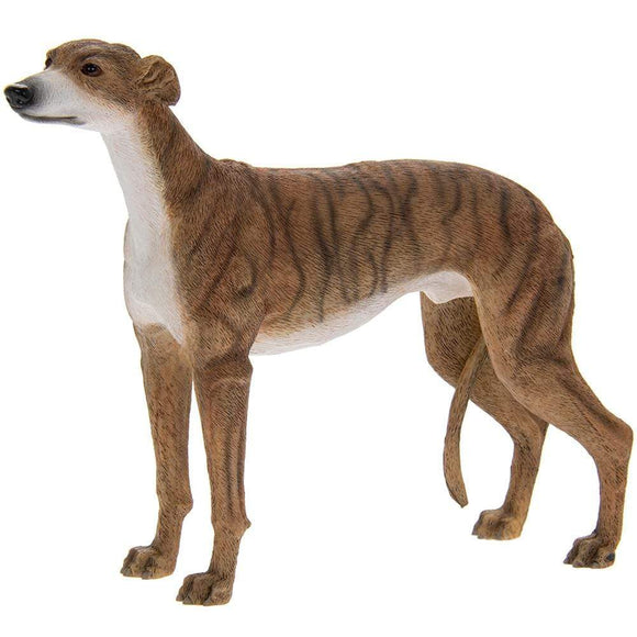 Figurine Greyhound Dog Figurine One Piece Figure  - Brindle