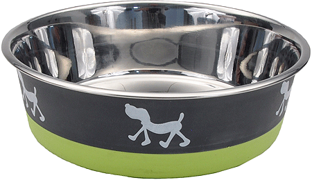 Pet Bowls, Feeders & Waterers Bergan - Maslow Dog Bowl Green Pup 800ml