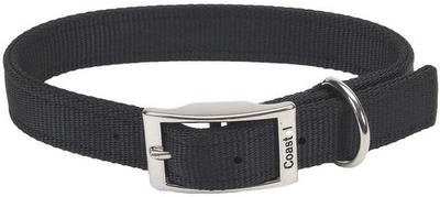 Pet Collars & Harnesses Coastal - 2 Ply Dog Collar NZ Black