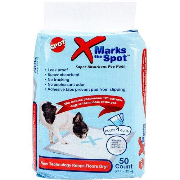 Pet Training Pads Ethical - X Marks the Spot Puppy Training Pads 50pk