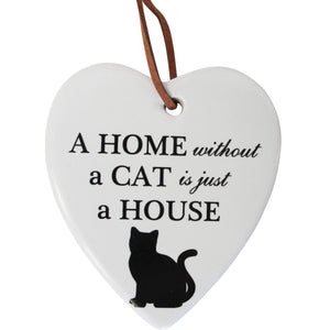 Sign Novelty Sign - A home without a cat is just a house